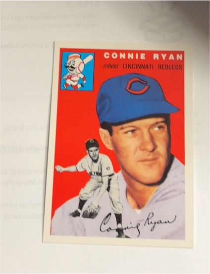 1954 Topps #136 Connie Ryan — front