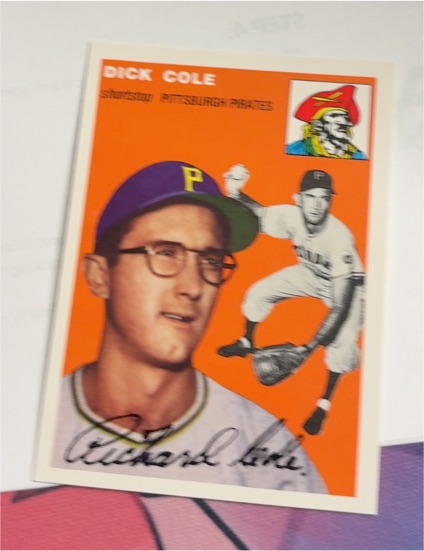 1954 Topps #84 Dick Cole — front