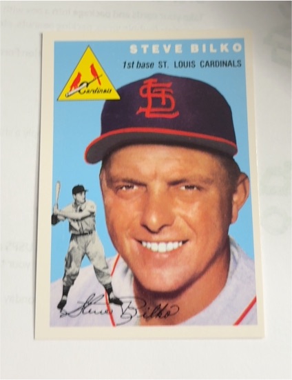 1954 Topps #116 Steve Bilko — front