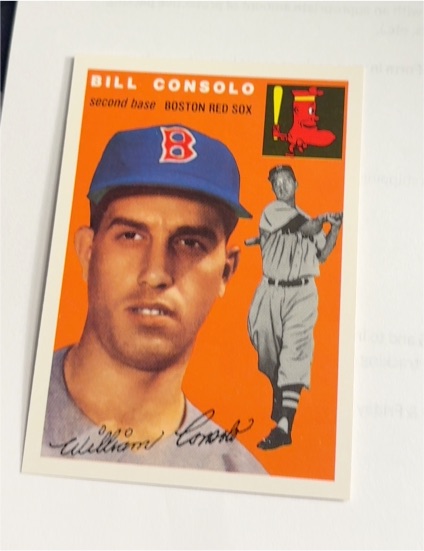1954 Topps #195 Bill Consolo — front
