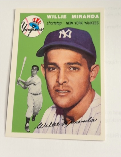 1954 Topps #56 Willie Miranda — front