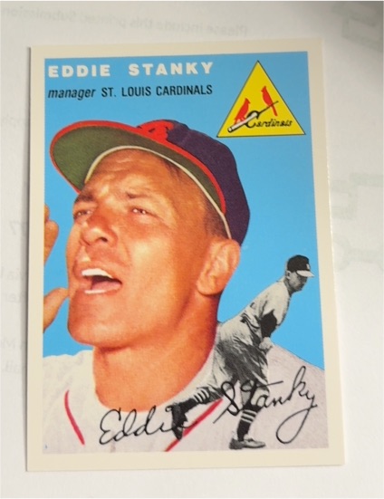 1954 Topps #38 Eddie Stanky — front