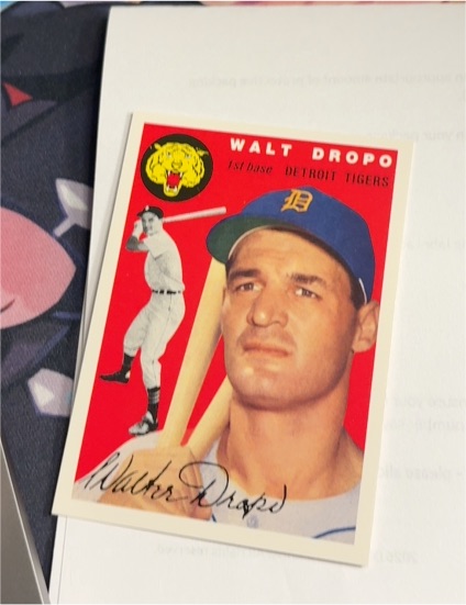 1954 Topps #18 Walt Dropo — front