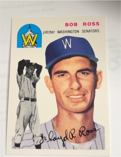 1954 Topps #189 Bob Ross — front