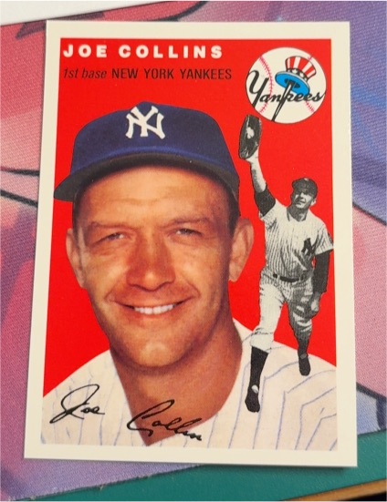 1954 Topps #83 Joe Collins — front
