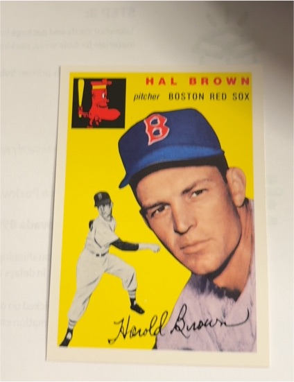 1954 Topps #172 Hal Brown — front