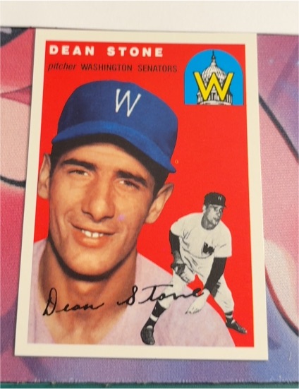 1954 Topps #114 Dean Stone — front