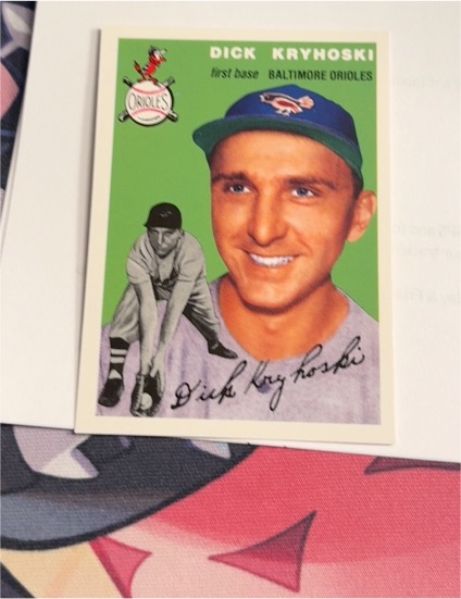 1954 Topps #150 Dick Kryhoski — front