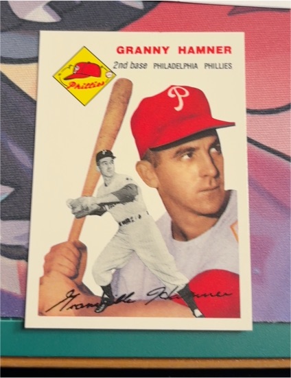 1954 Topps #24 Granny Hamner — front
