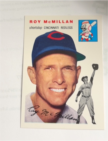 1954 Topps #120 Roy McMillan — front