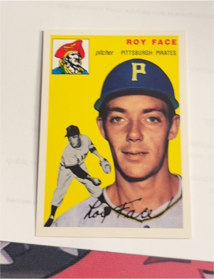 1954 Topps #87 Roy Face — front