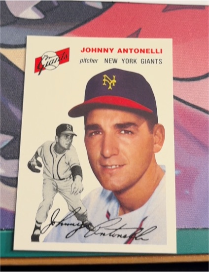 1954 Topps #119 Johnny Antonelli — front