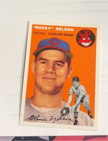 1954 Topps #199 Rocky Nelson — front