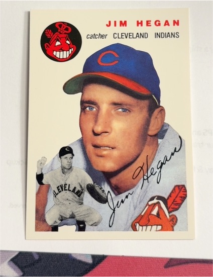 1954 Topps #29 Jim Hegan — front