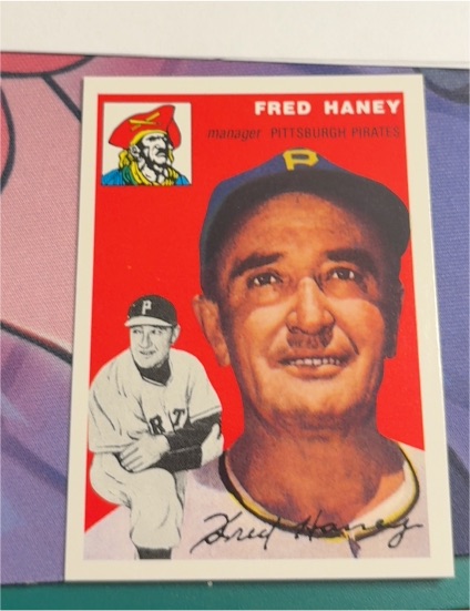 1954 Topps #75 Fred Haney — front