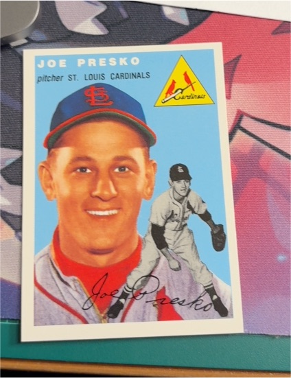 1954 Topps #135 Joe Presko — front