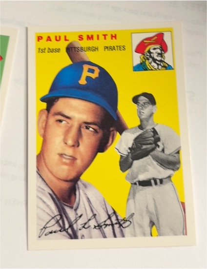 1954 Topps #11 Paul Smith — front