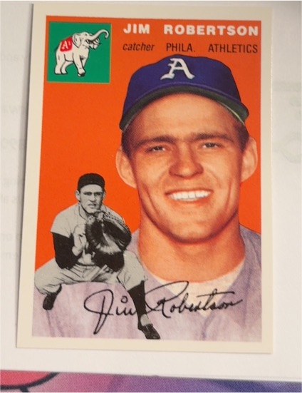 1954 Topps #149 Jim Robertson — front