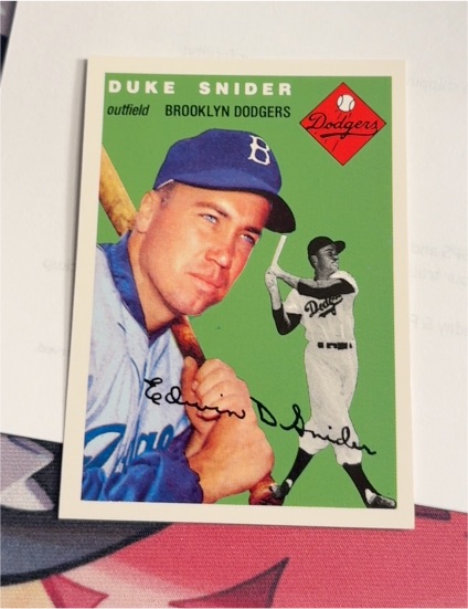 1994 Topps Archives 1954 #32 Duke Snider — front