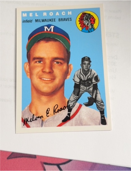 1994 Topps Archives 1954 #181 Mel Roach Braves — front