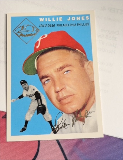 1954 Topps #41 Willie Jones — front
