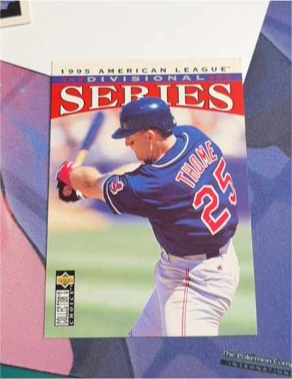 1996 Upper Deck Collector's Choice #367 Jim Thome 1995 AL Divisional Series — front