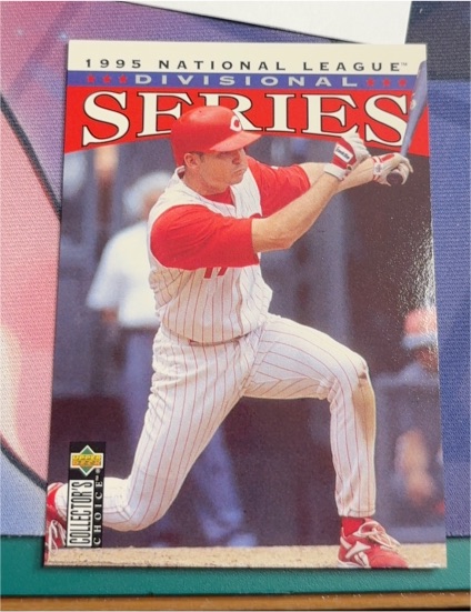 1995 Upper Deck Collector's Choice #373 National League Divisional Series — front