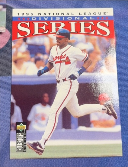 1996 Collector's Choice 1995 World Series #394 David Justice — front