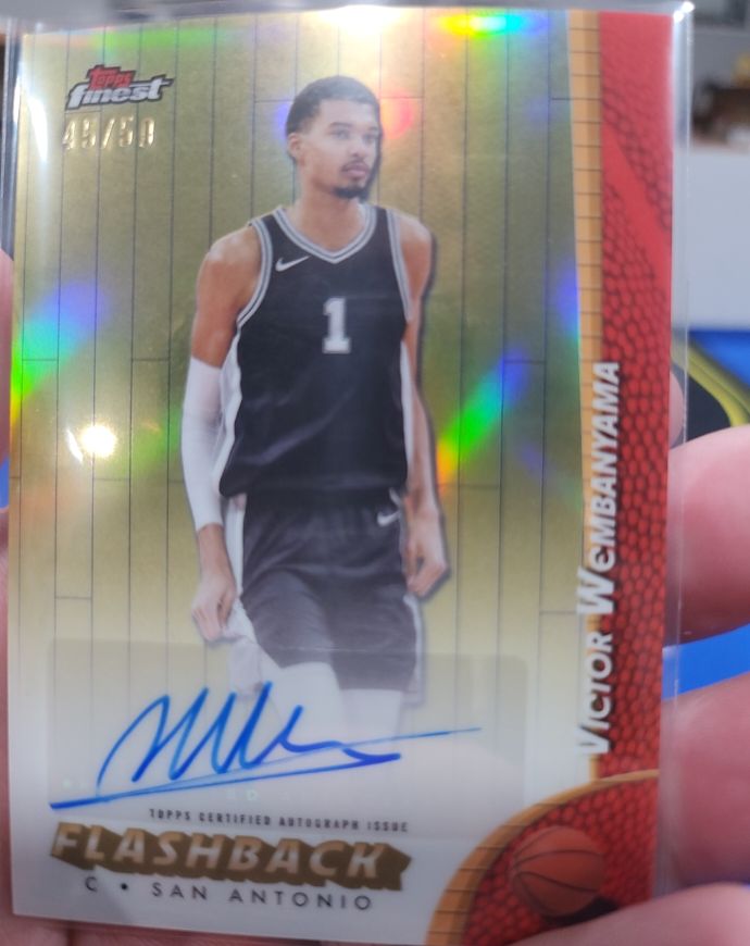 2024 Topps Finest Flashback #FBA-VW Victor Wembanyama — front