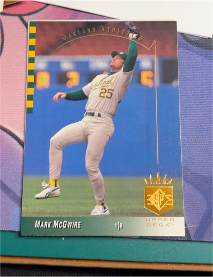 1993 Upper Deck SP #41 Mark McGwire — front