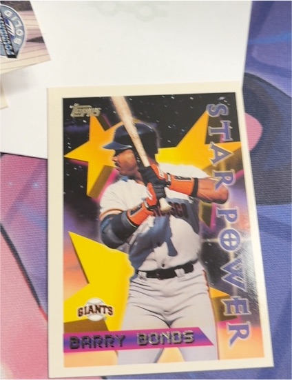 1996 Topps #10 Barry Bonds — front