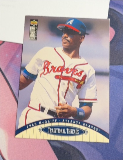 1996 Upper Deck Collector's Choice #107 Fred McGriff Atlanta Braves — front