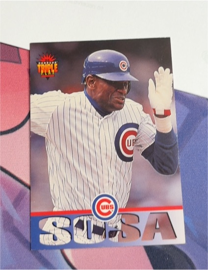 1994 Donruss Triple Play #78 Sammy Sosa — front