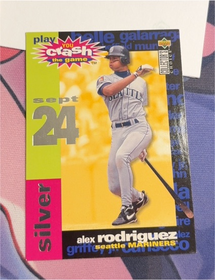 1995 Upper Deck Collector's Choice #CG17b Alex Rodriguez You Crash the Game Silver — front