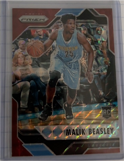 2016-17 Panini Prizm Mosaic #66 Malik Beasley — front