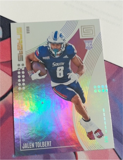 2022 Panini Chronicles Status Draft Picks #20 Jalen Tolbert RC — front