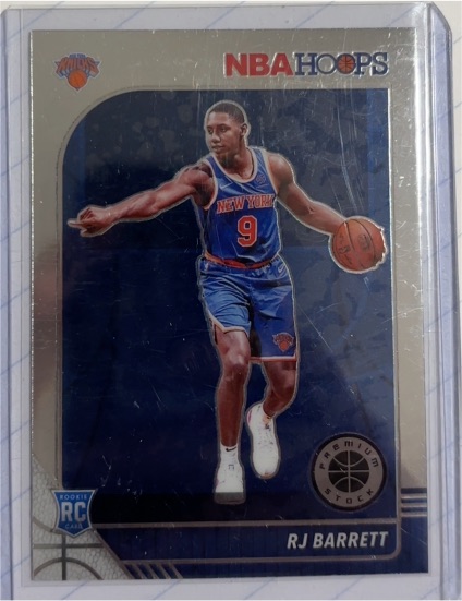 2019-20 Panini NBA Hoops Premium Stock #201 RJ Barrett — front