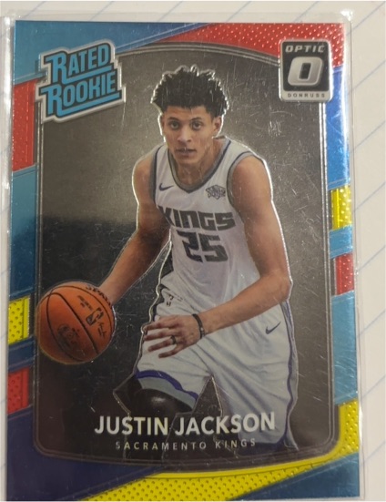 2017 Donruss Optic #158 Justin Jackson — front