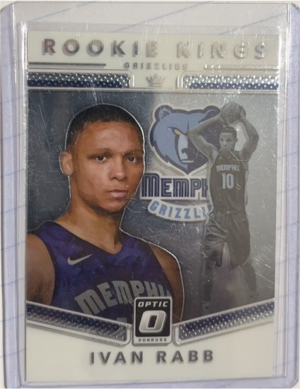 2017-18 Panini Donruss Optic #7 Ivan Rabb Rookie Kings — front