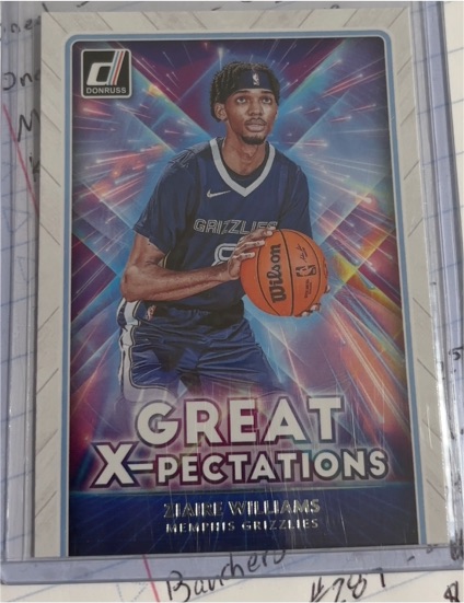 2021-22 Donruss #6 Ziaire Williams Memphis Grizzlies Great X-Pectations — front