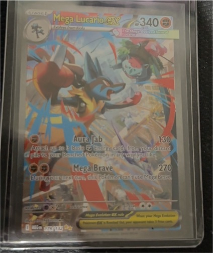 2025 Pokémon Mega Lucario EX 179/132 — front