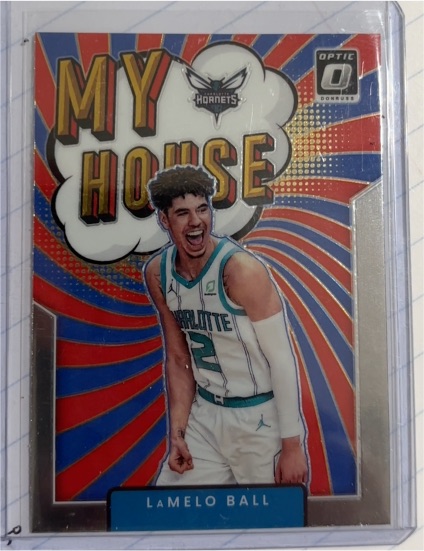 2021-22 Donruss Optic My House #8 LaMelo Ball — front