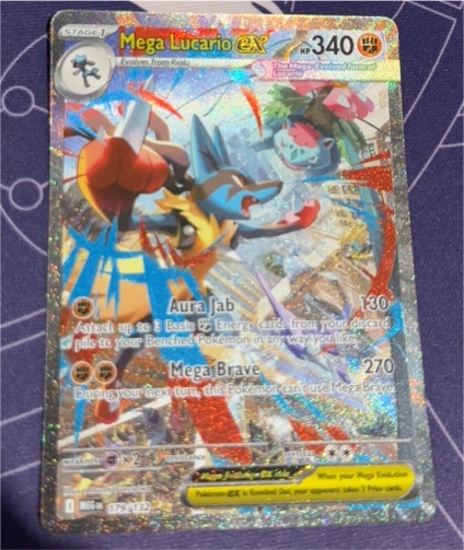 Mega Lucario EX 179/132 — front