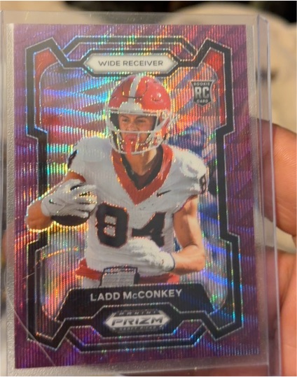 2024 Panini Prizm Draft Picks #180 Ladd McConkey — front