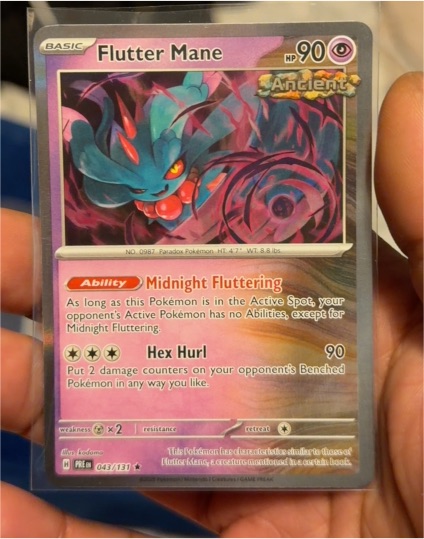 2024 Pokémon SV: Temporal Forces #078 Flutter Mane — front