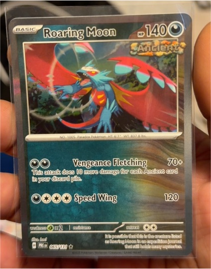 2024 Pokémon Prismatic Evolutions #65 Roaring Moon — front