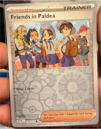 2022 Pokémon SV: Prismatic Evolutions #109 Friends in Paldea — front