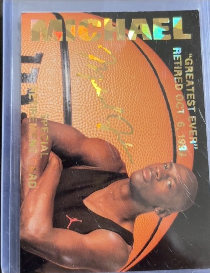 1993-94 Sports Stars USA #23 Michael Jordan Special Retirement Card — front