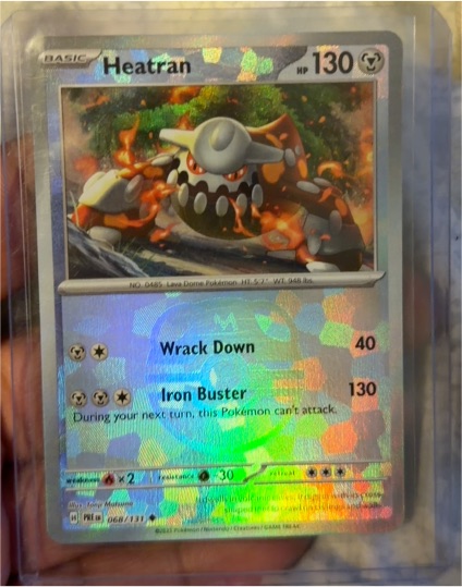 2025 Pokémon Scarlet & Violet Prismatic Evolutions #68 Heatran — front