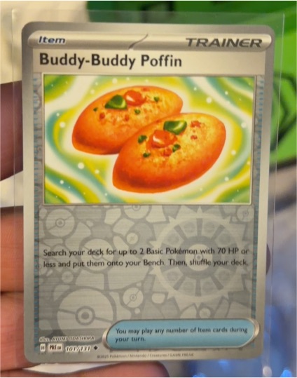 2024 Pokémon Scarlet & Violet Prismatic Evolutions #101 Buddy-Buddy Poffin — front